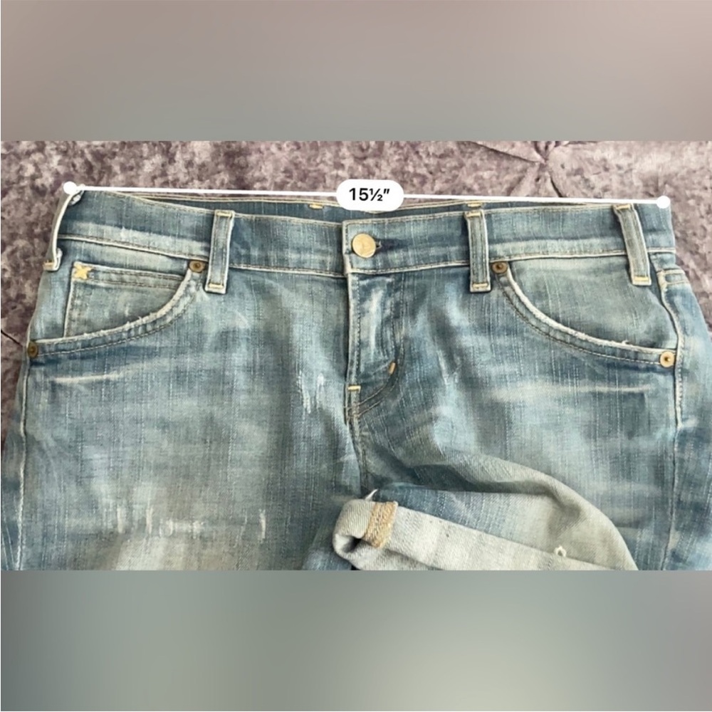 Citizens of Humanity Rare Vintage Cut Off/Roll Cuff Shorts - Picture 11 of 11